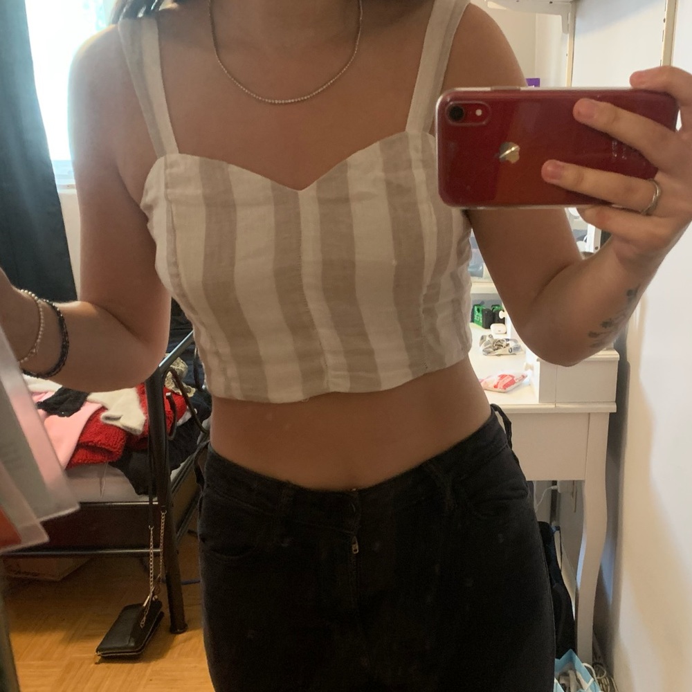 Stripped crop top